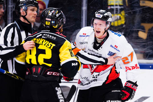 Västerås Marcus Söderkvist (tv) och Karlskronas Henrik