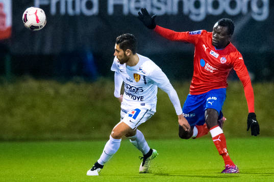 Syrianskas Saman Ghoddos jagas av Helsingborgs Lalawélé
