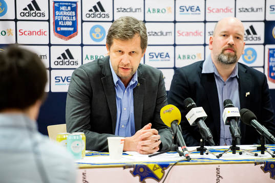 AIK Fotboll VD Thomas Edselius och Hammarby Fotboll VD