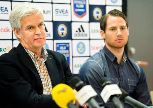 Hammarbys tränare Nanne Bergstrand och Johan Persson