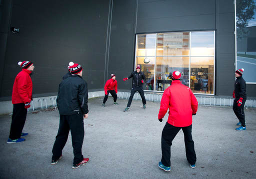 Örebros Ville Viitaluoma, Marko Anttila, målvakt Johannes