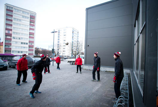 Örebros Ville Viitaluoma, Marko Anttila, målvakt Johannes