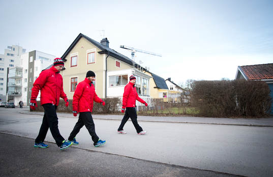 Örebros Kalle Olsson, Johan Wiklander och Marcus Weinstock