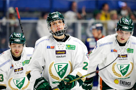 Färjestads Jakub Klepis jublar