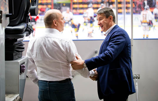 Örebros tränare Kent Johansson och Djurgårdens tränare