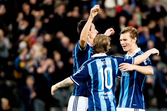 Djurgårdens Haris Radetinac, Daniel Berntsen, Jesper
