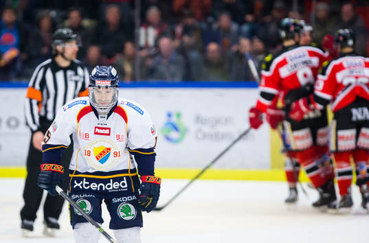 Djurgårdens Steve Saviano deppar