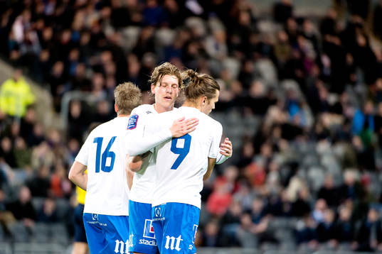 Norrköpings Alexander Fransson och Arnor Ingvi Traustason