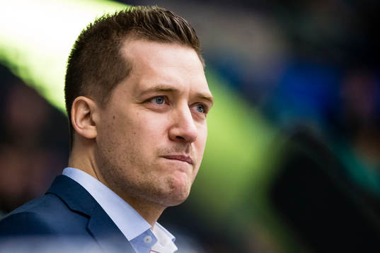 Växjös tränare Sam Hallam