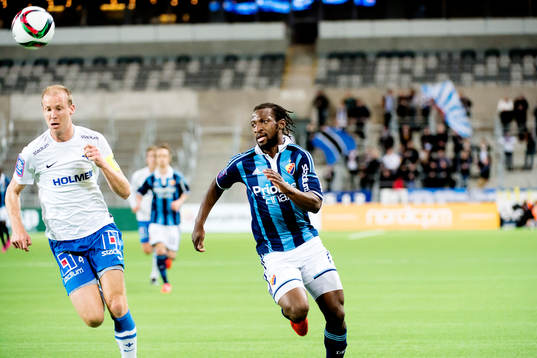 under fotbollsmatchen i  Svenska cupen mellan Djurgården