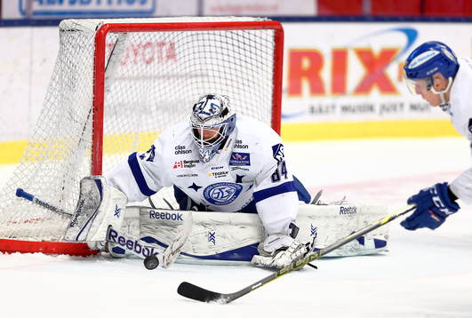 Leksands målvakt Joakim Lundström