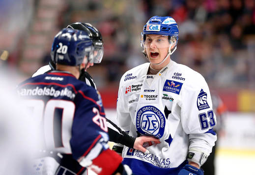 Leksands Fredrik Händemark reagerar