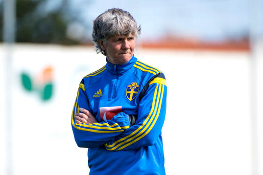 Sveriges förbundskapten Pia Sundhage