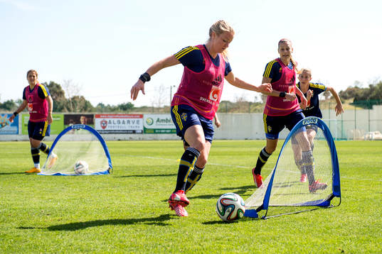 Sveriges Jenny Hjohlman och Charlotte Rohlin