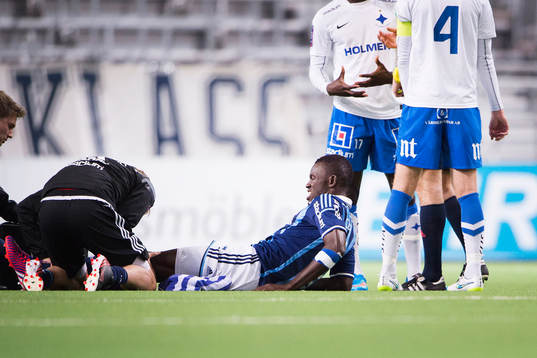 Djurgårdens Omar Colley får vård