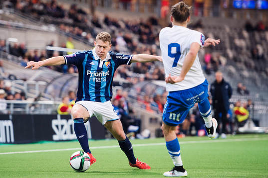 Djurgårdens Stefan Karlsson och Norrköpings Arnor Ingvi