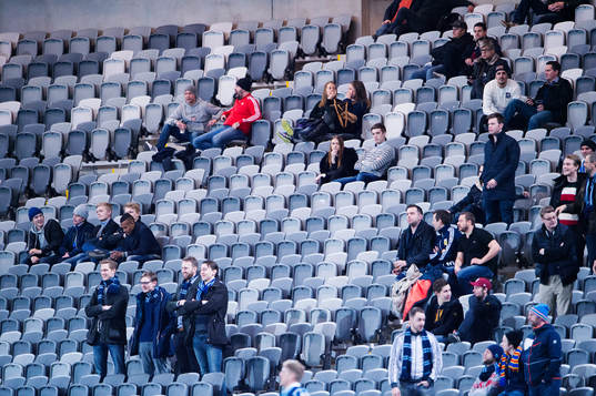 2831 tittar på fotbollsmatchen i Svenska cupen mellan
