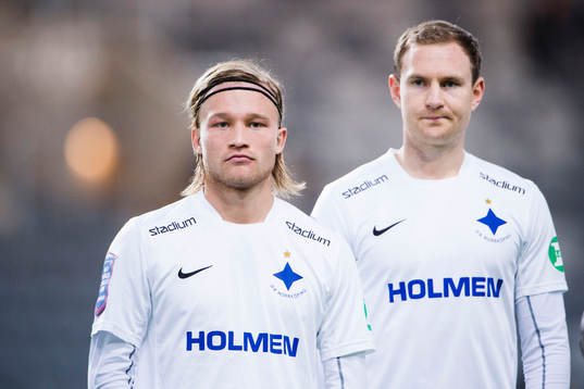 Norrköpings Nicklas Bärkroth och Marcus Falk Olander