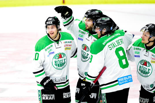 Rögles Taylor Matson jublar