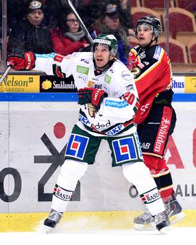 Frölundas Joel Lundqvist och Luleås Karl Fabricius
