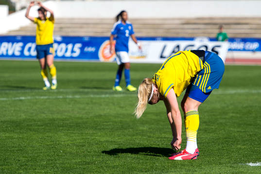 Sveriges Jenny Hjohlman deppar