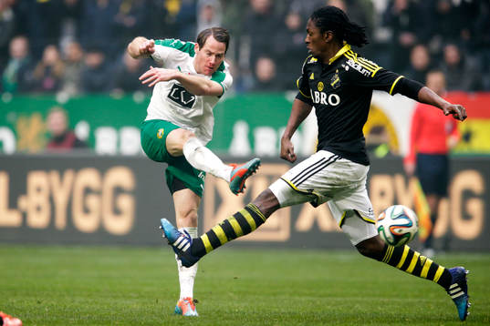 Hammarbys Johan Persson gör 1-2