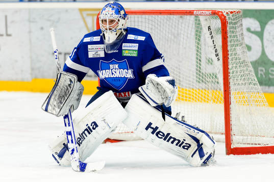 Karlskogas målvakt Joel Gistedt