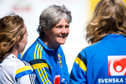 Sveriges förbundskapten Pia Sundhage
