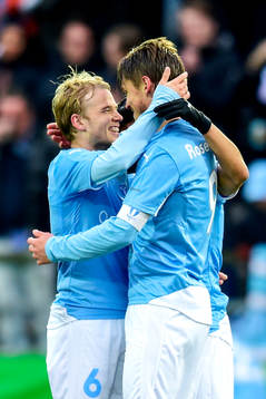 Malmö FFs Oscar Lewicki kramar om Markus Rosenberg