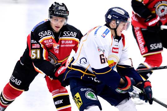 Luleås Kristian Näkyvä och Djurgårdens Marcus Sörensen
