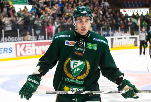 Färjestads Niclas Arell deppar
