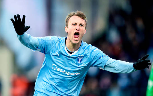 Malmö FFs Magnus Wolff Eikrem jublar