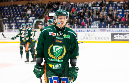 Färjestads Anssi Salmela deppar