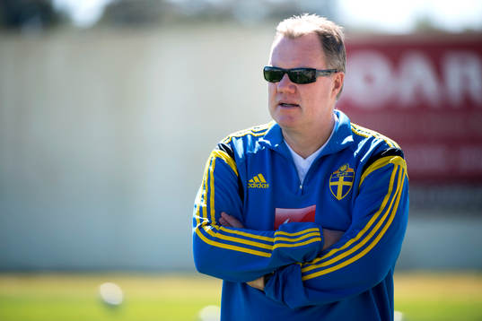 Svenska fotbollsförbundets ordförande Karl-Erik Nilsson