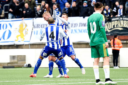 IFK Göteborgs Sebastian Eriksson jublar