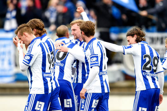 IFK Göteborgs Sebastian Eriksson jublar