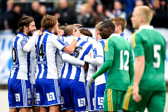 IFK Göteborgs Sebastian Eriksson jublar