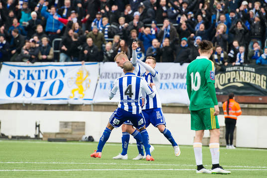 IFK Göteborgs Sebastian Eriksson jublar