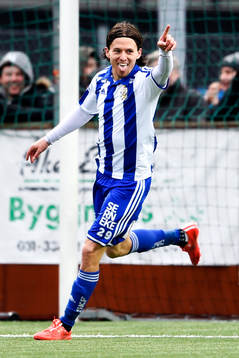 IFK Göteborgs Lasse Vibe jublar