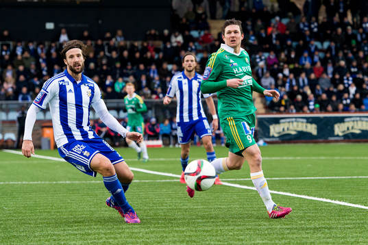 Ljungskiles Hannes Stiller och  IFK Göteborgs Mattias