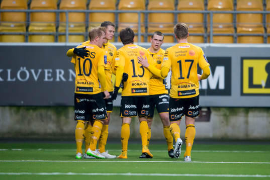 Elfsborgs spelare jublar
