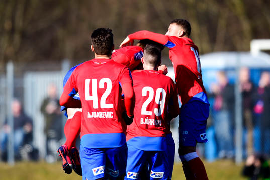 Helsingborgs Jere Uronen jublar