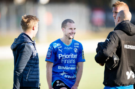 Halmstads Christoffer Andersson i samtal med sina gamla