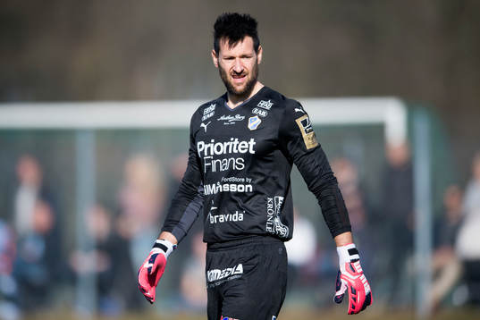 Halmstads målvakt Stojan Lukic