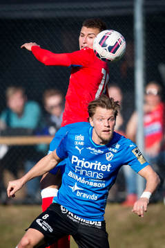 Helsingborgs Jordan Larsson i nickduell med Halmstads
