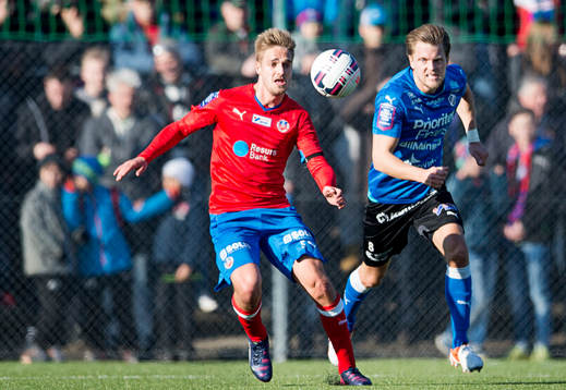 Helsingborgs Johan Mårtensson och Halmstads Kristoffer