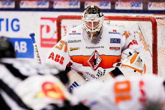 Karlskronas målvakt Patrick Galbraith
