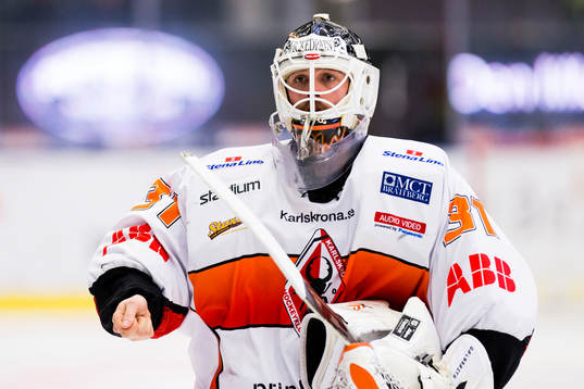 Karlskronas målvakt Patrick Galbraith