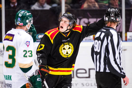Brynäs Pathrik Westerholm deppar