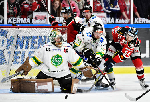 Björklövens Stefan Öhman och Malmö Redhawks Fabian
